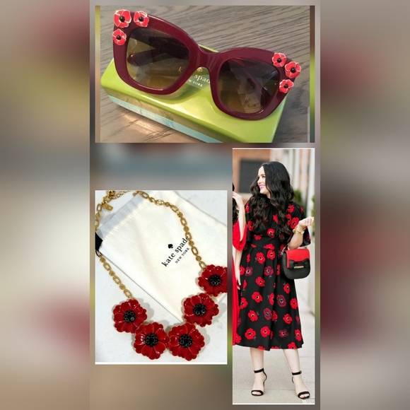 NWOT Kate Spade crepe Poppy flutter sleve dress - Picture 12 of 12